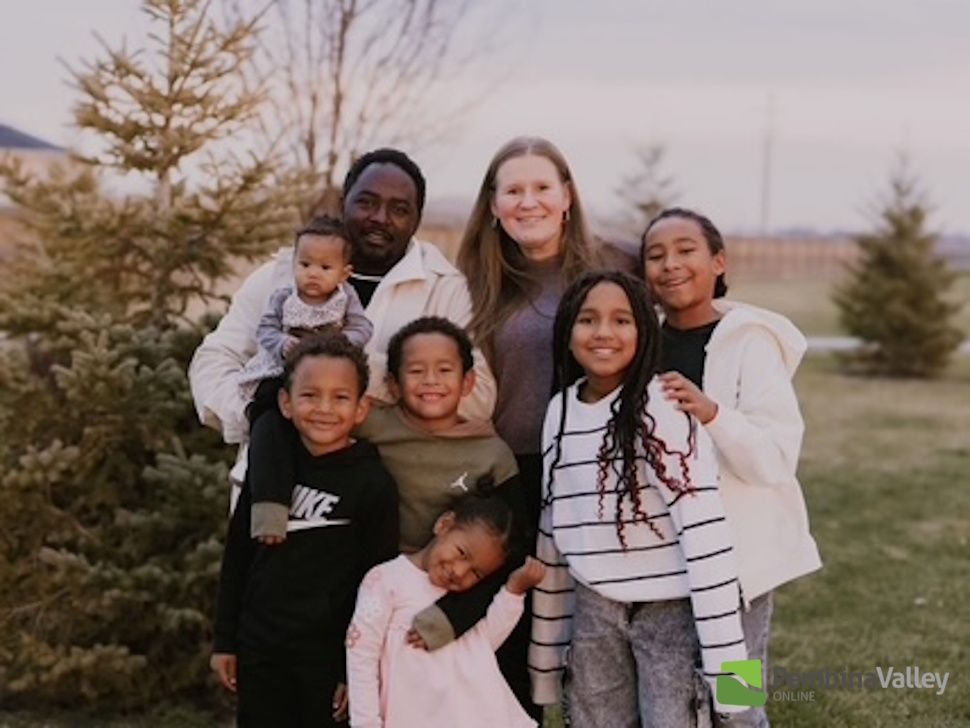 Chasity and Nixon Katabira with family - photo from Facebook